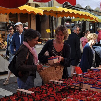 Visite de marché et cours de cuisine