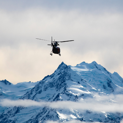 Massif du Mont Blanc au départ d'Annecy